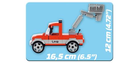 Camion de pompier avec nacelle - COBI-1479