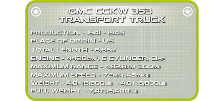 Camion de transport US GMC CCKW 353