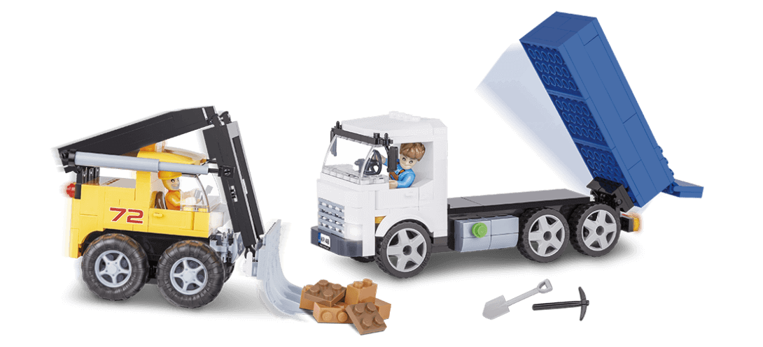 Camion + excavateur - COBI-1676