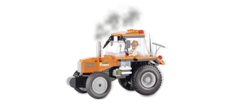 Tracteur Orange - COBI-1861