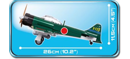 Chasseur japonais Mitsubishi A6M3 Zero - COBI-5537