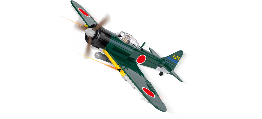 Chasseur japonais Mitsubishi A6M3 Zero - COBI-5537