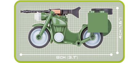 Moto BMW R75 SIDECAR 1942 - COBI-2149