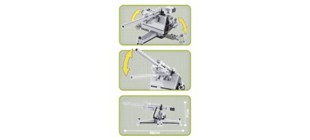 Canon allemand Flak 36/37 8,8 cm - COBI-2343