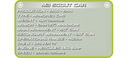 Camion US M3 Scout - COBI-2368