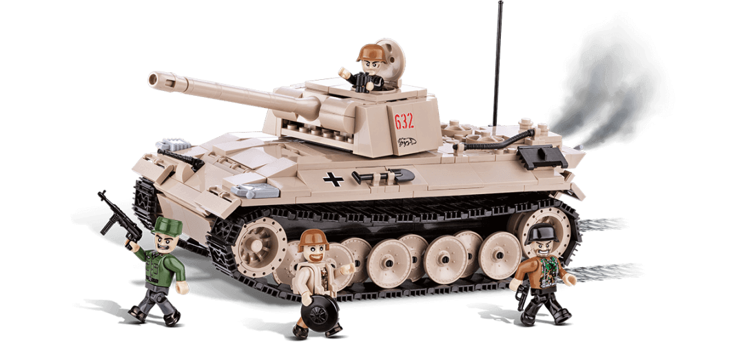 Lego ww2 Tank Phanter Panzer Allemand Véhicule Militaire Jouet Construction char 