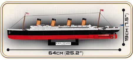 R.M.S TITANIC échelle 1:450 EXECUTIVE EDITION 960 PCS - COBI-1928