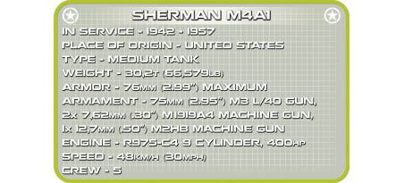 Char US SHERMAN M4A1 D-DAY