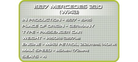 1937 Mercedes 230 - COBI-2251