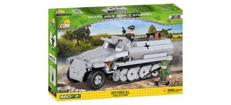 Transport de troupes blindé allemand SD.KFZ. 251/9 AUSF. C STUMMEL - COBI-2472A