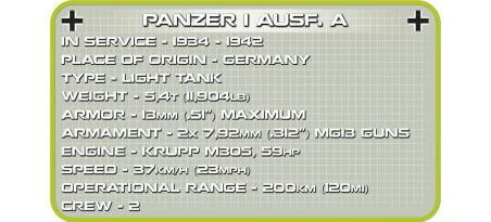 Char allemand PANZER I AUSF.A