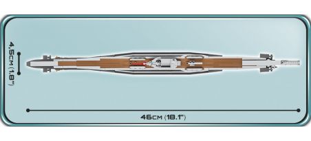 Sous-marin allemand U-BOOT U-47 VIIB - COBI-4828