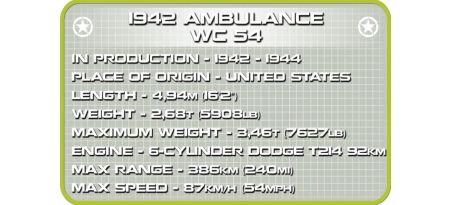 1942 Ambulance WC 54 - COBI-2257