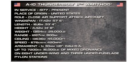 A10 THUNDERBOLT II WARTHOG - COBI-5812