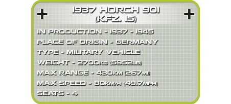 1937 Horch 901 (KFZ 15) - COBI-2256