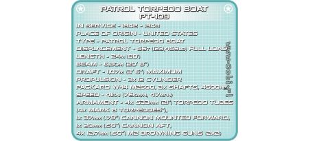 Patrouilleur Torpedo Boat PT-109 Limited Edition - COBI-4824