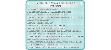 PATROL TORPEDO BOAT PT-109 1:35 - COBI-4825