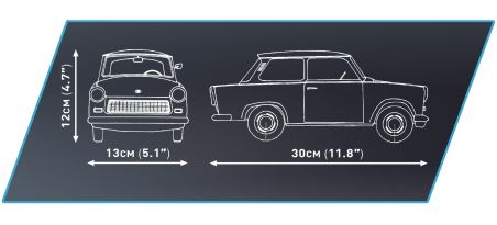 Trabant 601 S au 1:12 - COBI-24331