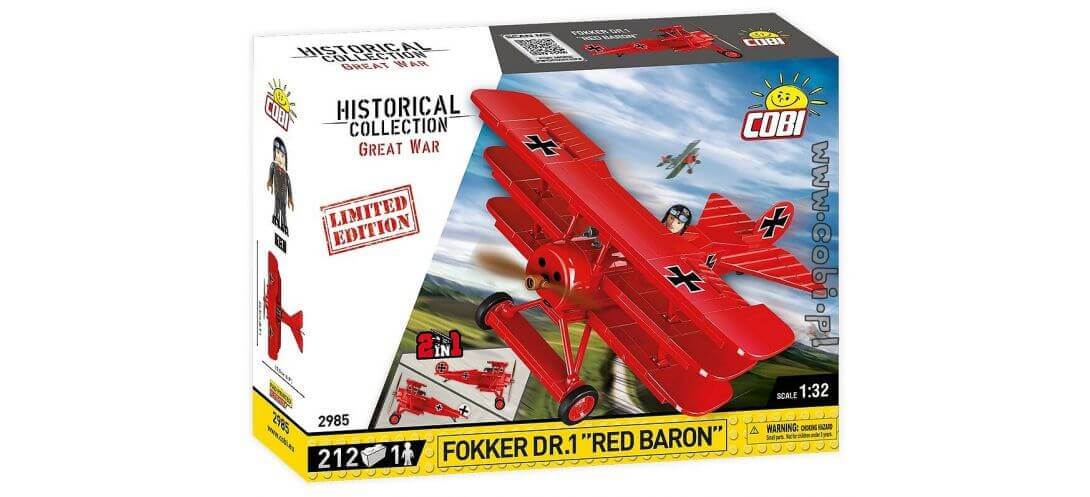 Fokker Dr.1 Baron Rouge Limited Edition - COBI-2985