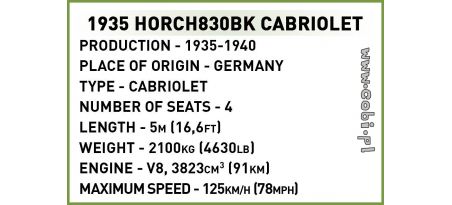 Horch 830BK Cabriolet - Limited Edition - COBI-2271