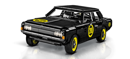 Opel Rekord C - Schwarze Witwe 1:12 - COBI-24333