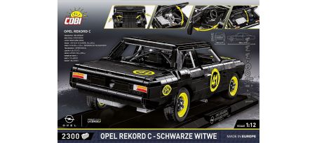 Opel Rekord C Schwarze Witwe 1:12 - Limited Edition - COBI-24332