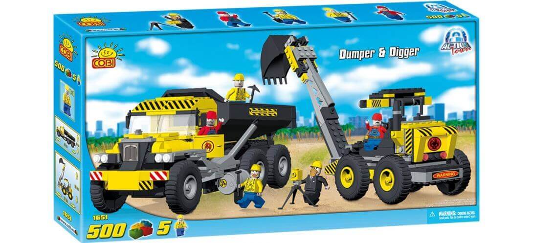 Excavatrice et dumper - COBI-1651