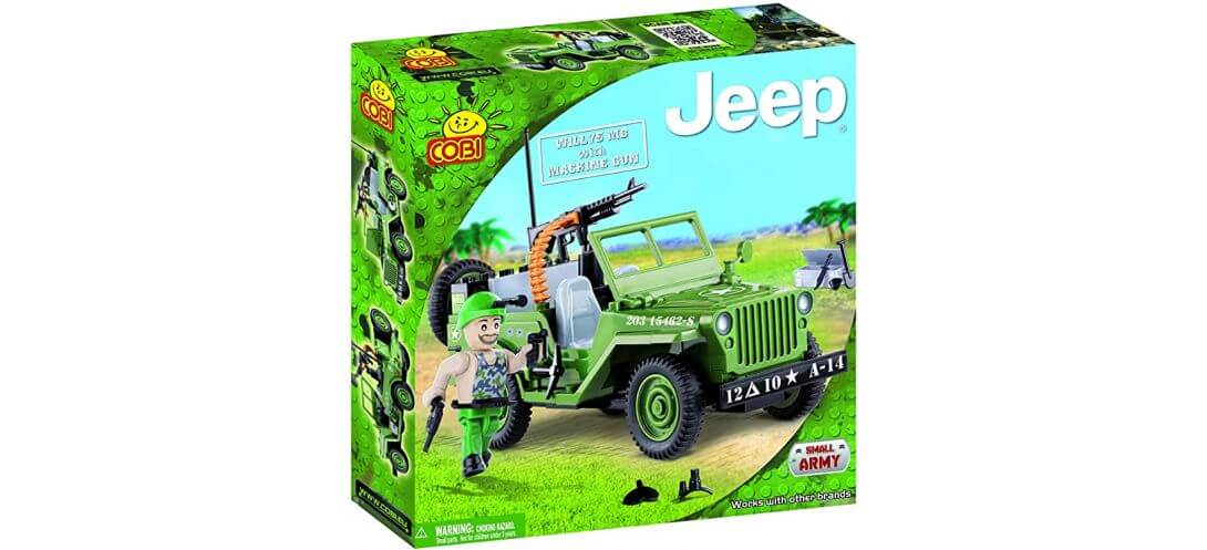 Jeep avec mitrailleuse - COBI-24090