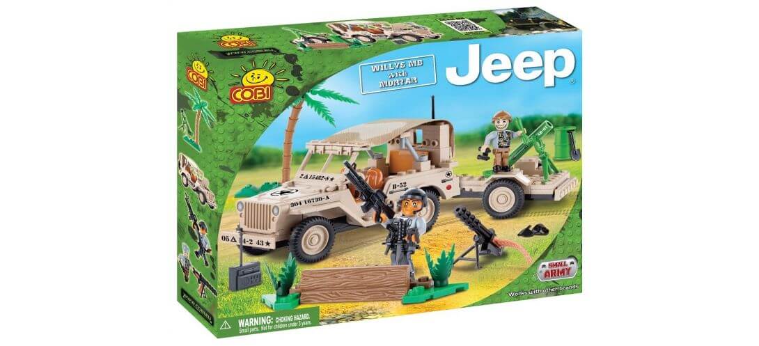 Jeep Willys MB avec mortier - COBI-24190