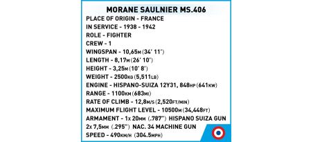 MORANE-SAULNIER MS.406 - COBI-5724