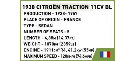 CITROËN TRACTION 11CV BL - COBI-2266