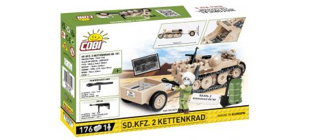 Véhicule allemand Sd.Kfz.2 Kettenkrad Afrika Korps - COBI-2401