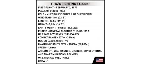 F-16C FIGHTING FALCON Pologne - COBI-5814