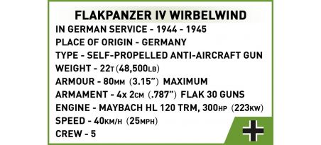 Flakpanzer IV Wirbelwind - COBI-2548