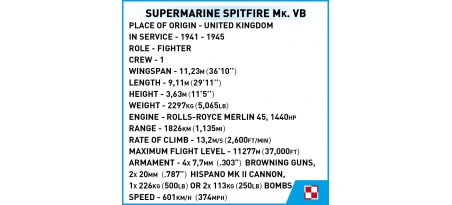 SUPERMARINE SPITFIRE MK. VB - COBI-5725