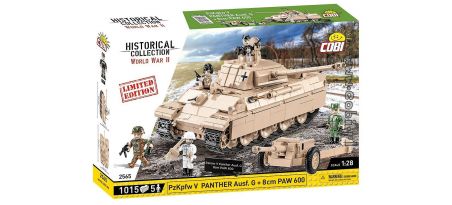 PzKpfw V Panther Ausf. Sol + 8 cm PAW 600 - Edition Limitée - COBI-2565