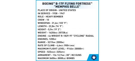 Boeing  B-17F Flying Fortress  Memphis Belle - COBI-5707