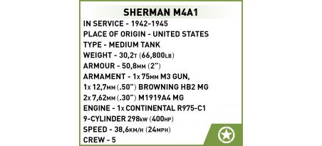 SHERMAN M4A1 1:48 - COBI-2715