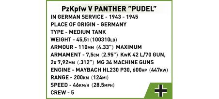 PANZER V PANTHER AUSF.G P - COBI-2568