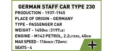 German Staff Car Type 230 - COBI-2277
