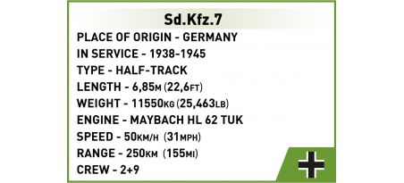 Sd. Kfz. 7 Half-Track - COBI-2275