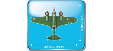 Bombardier polonais PZL P-37B ŁOŚ