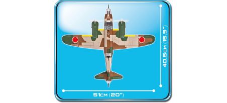 Bombardier japonais NAKAJIMA KI-49 	HELEN	 - COBI-5533