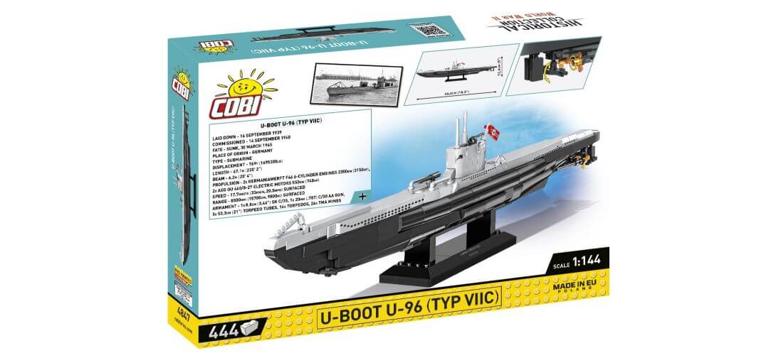 COBI 4847 U-BOOT U-96 (Type VIIC)
