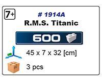 R.M.S Titanic 600 PCS