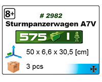 Char allemand STURMPANZERWAGEN A7V