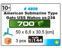 Sous-marin US classe GATO - USS WAHOO/SS-238