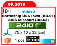 Cuirassé US USS IOWA (BB-61)/USS MISSOURI (BB-63)